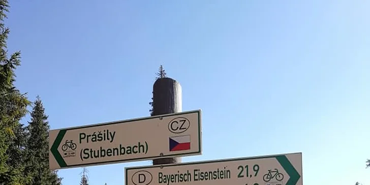 Pobyt na Šumavě: půjčení kol na celou dobu pobytu, polopenze, výlety