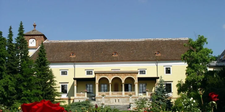 4* zámecký hotel v rakouském lázeňském Badenu s neomezeným wellness