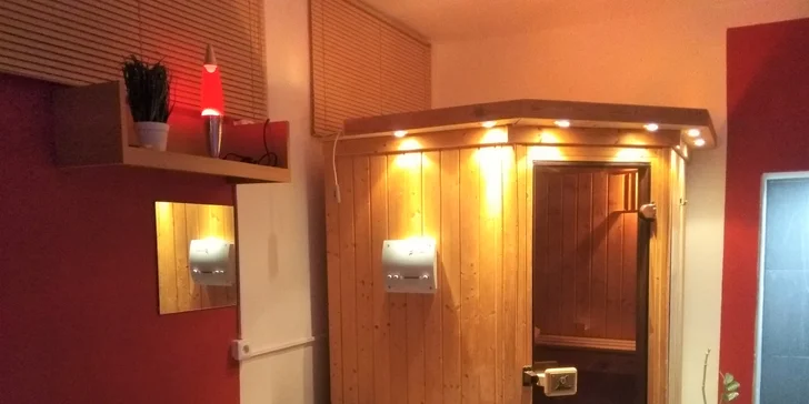 Relaxujte v soukromí: wellness s vířivkou a možností sauny na 60 minut i celou noc
