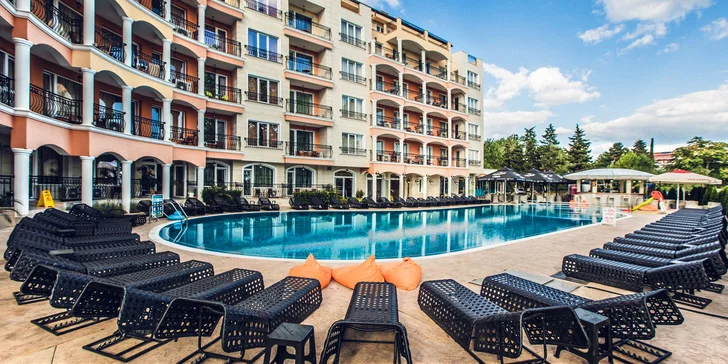 4* pobyt na Slunečném pobřeží na 7 nocí: all inclusive program i bazén