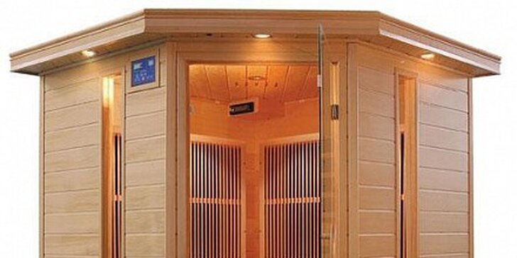 899 Kč za 10 vstupů do Infra sauny až pro 3 osoby v ceně jednoho vstupu