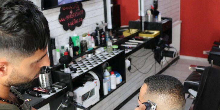 Tradiční perský barbershop: pánský střih s ošetřením obličeje i masáží hlavy