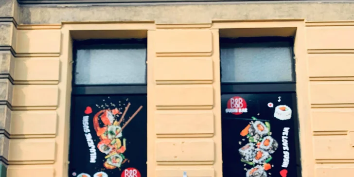 B&B Sushi Bar: 10 až 14 kousků, v nabídce i vege set a set s vínem
