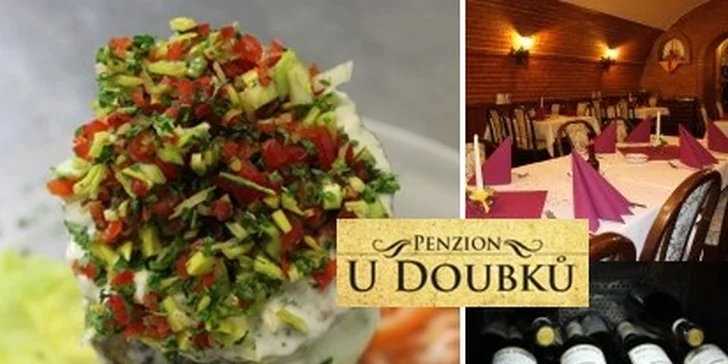 136 Kč za specialitu naší kuchyně "Extravaganci" v původní hodnotě 195 Kč