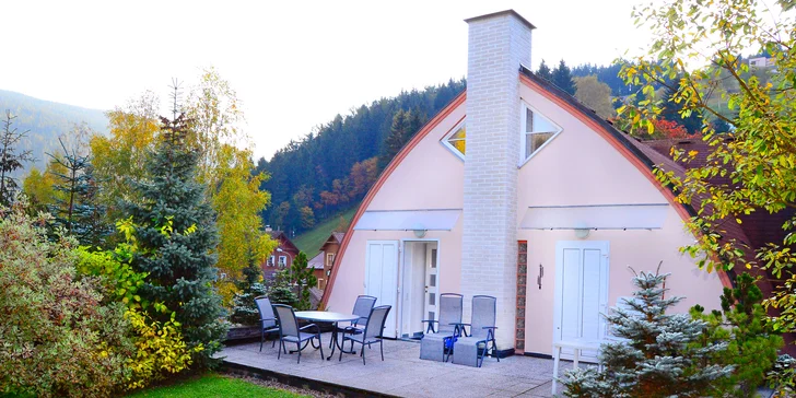 Dovolená v srdci Krkonoš: plně vybavený Apartmán Holiday Pec pro 4–6 osob, zahrada, gril