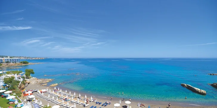 Letecky na Krétu: 7 nocí s all inclusive, hotel v centru letoviska Hersonissos