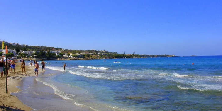 Letecky na Krétu: 7 nocí s all inclusive, hotel v centru letoviska Hersonissos