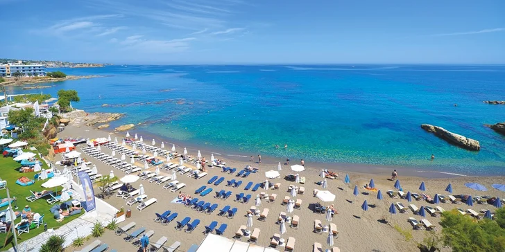 Letecky na Krétu: 7 nocí s all inclusive, hotel v centru letoviska Hersonissos
