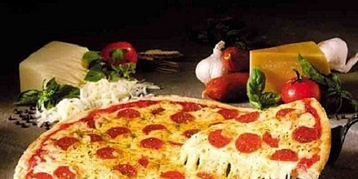 Výborná pizza s sebou dle vlastního výběru o průměru 33 cm