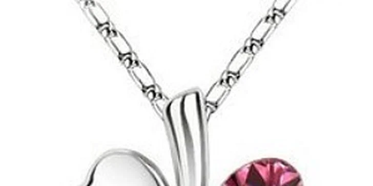 Krásný náhrdelník s krystaly Swarovski v hodnotě 636 Kč