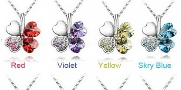 Krásný náhrdelník s krystaly Swarovski v hodnotě 636 Kč
