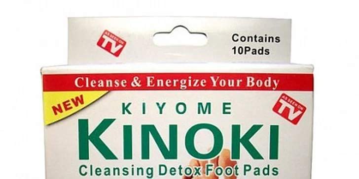 Detoxikační náplasti Kinoki - 1x 10 náplastí v hodnotě 148 Kč