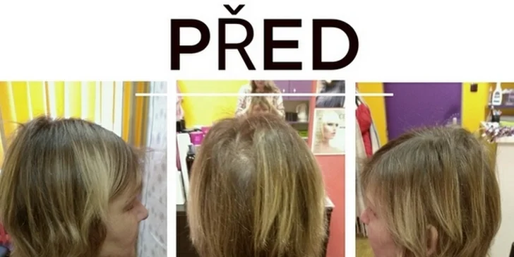 Dámský kadeřnický balíček s možností regenerační masky
