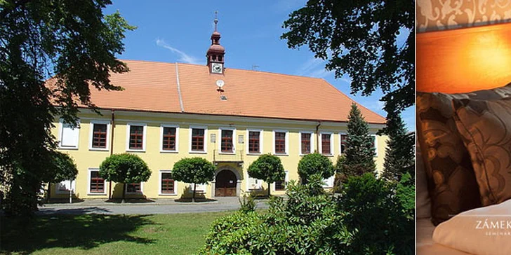 3 990 Kč za skvělý víkendový pobyt pro DVA v hotelu Zámek Čechtice****. ALL INCLUSIVE, neomezený vstup do wellness a uhrančivá romantika s 59 % slevou!