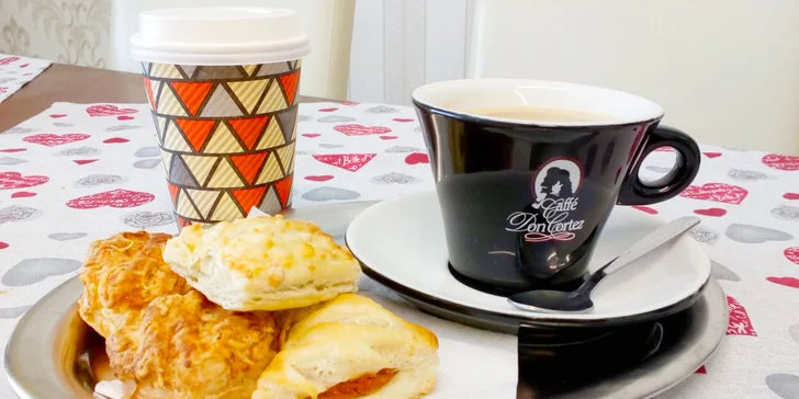 Espresso Don Cortez, Minitky podle výběru a belgická čokoláda pro 1 osobu