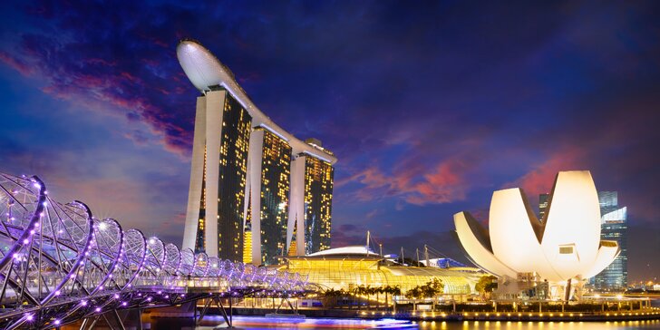 Singapur, perla Asie: letecký zájezd, 6 nocí v hotelu, program s průvodcem