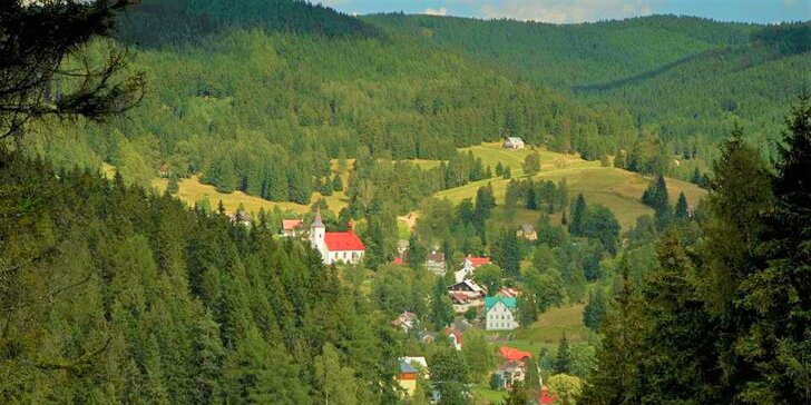 Pobyt v srdci Krušných hor: polopenze, turistika i cyklovýlety