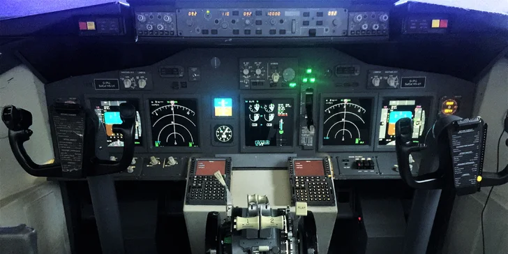 Na 30 či 60 min. pilotem: simulátor Boeing 737 pro pocit reálného letu