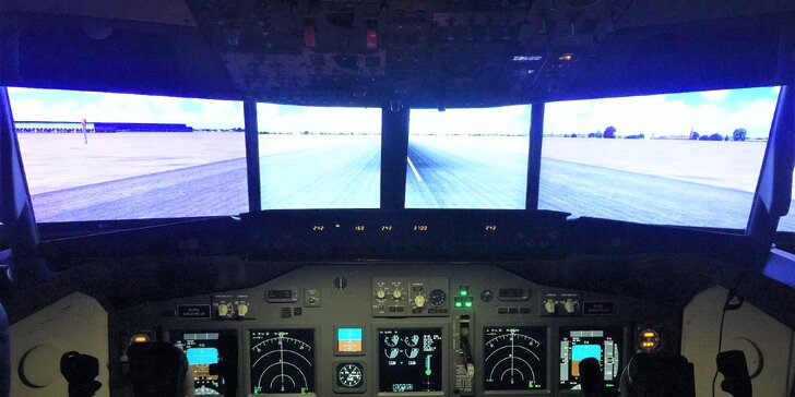 Na 30 či 60 min. pilotem: simulátor Boeing 737 pro pocit reálného letu