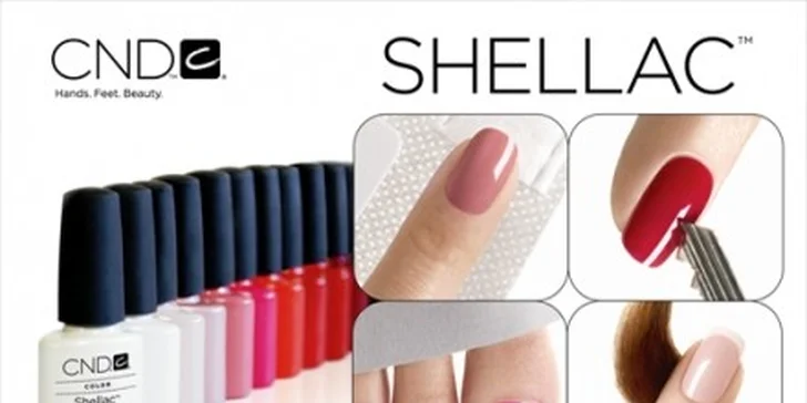 99 Kč za zpevnění nehtů metodou Shellac v původní hodnotě 290 Kč