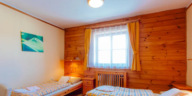 Relax v Nízkých Tatrách pro dva i rodinu: polopenze, wellness i tenisové kurty