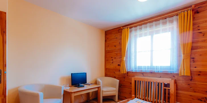 Relax v Nízkých Tatrách pro dva i rodinu: polopenze, wellness i tenisové kurty