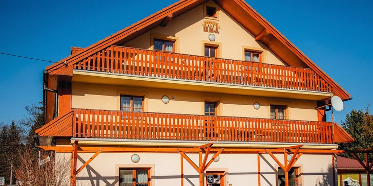 Pobyt v Liptovském Jánu s polopenzí, wellness i pronájmem tenisového kurtu