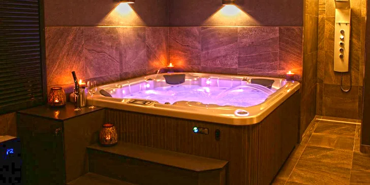 Uvolněte se: privátní vířivka, sauna, masáž i občerstvení pro 2 osoby