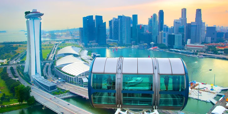 Singapur, perla Asie: letecký zájezd, 6 nocí v hotelu, program s průvodcem