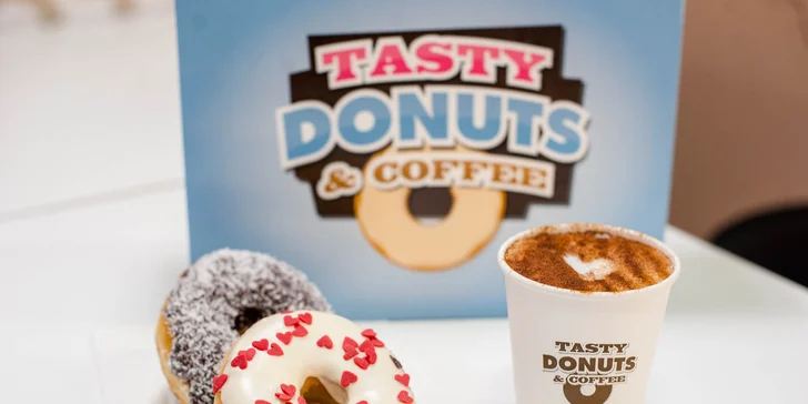 2 x Donut a káva