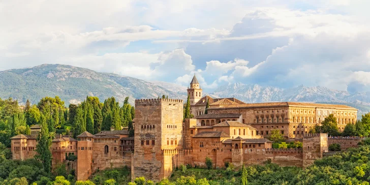 Poznávací zájezd do Andalusie: autobusová doprava, 10 nocí s polopenzí