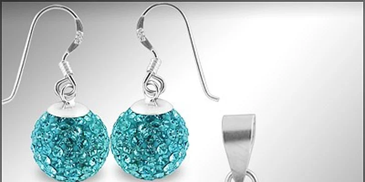 399 Kč za stříbrný set Swarovski® Elements balls v hodnotě 899 Kč