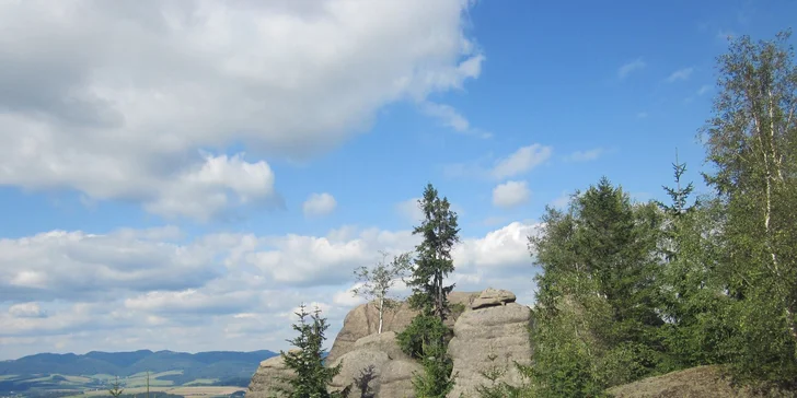Cykloturistika a turistika - Broumovsko, Adršpach, Orl. hory až Krkonoše /Kladské pomezí/