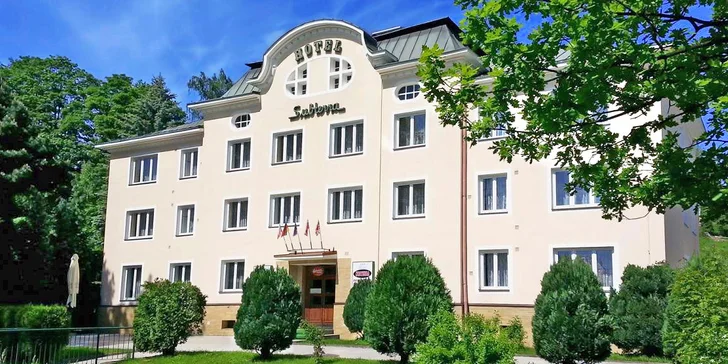 Relax pro dva v Krušných horách: polopenze a vstup do wellness