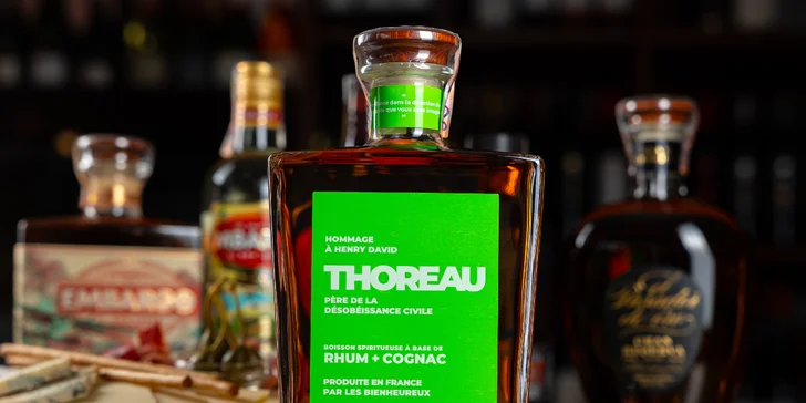Koňakový rum Thoreau: V tomto omamnom nápoji sa nachádza 70 % rumu a 30 % koňaku