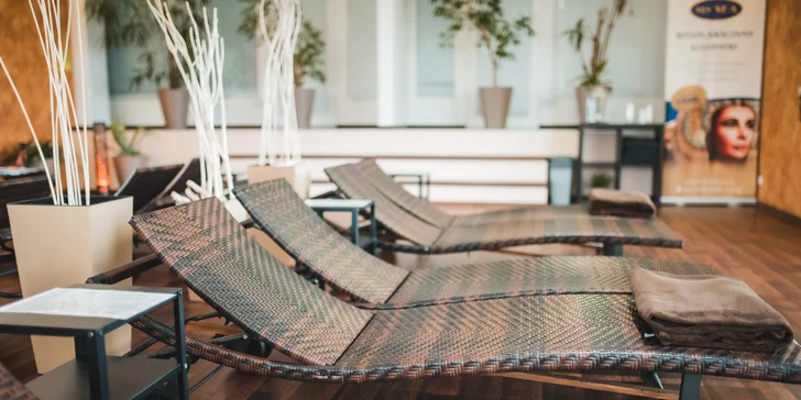 Hotelové wellness nabízí saunu, vířivku a odpočinkovou zónu.