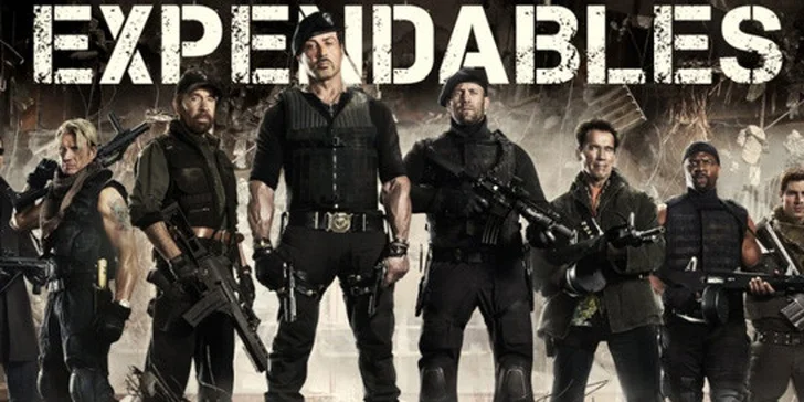 Dva lístky na akční film Expendables Postradatelní 2