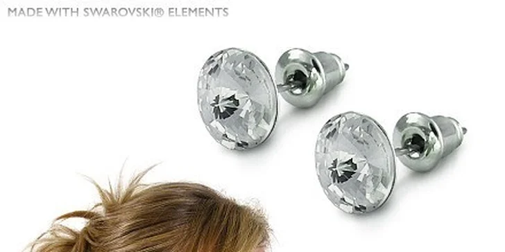 369 Kč za náušnice Rivoli - 3 páry - Swarovski Elements + dárková krabička