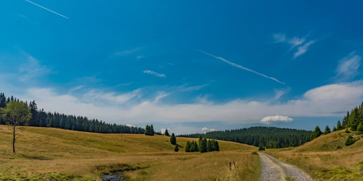 Aktivní dovolená s polopenzí nebo plnou penzí a saunou v Krušných horách