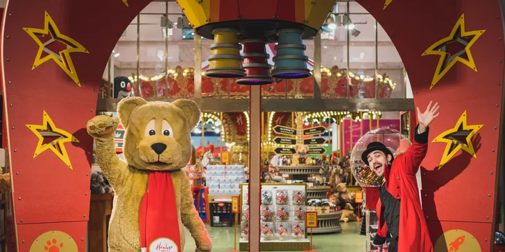 Otevřený voucher v hodnotě až 2000 Kč na atrakce a hračky v Hamleys