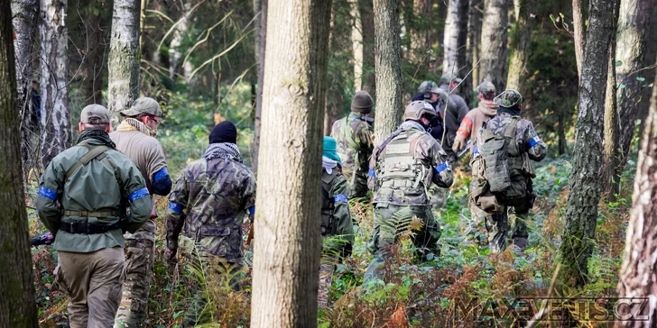 Airsoftová akce pro 1 nebo 10 hráčů: 2, 3 nebo 5 hod. připravené hry