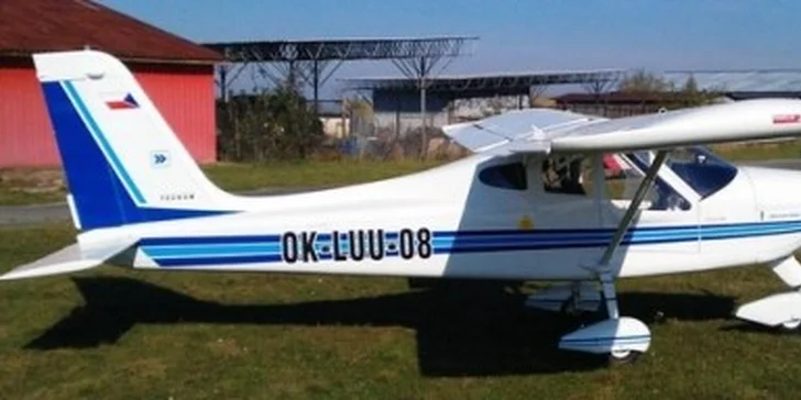 Pilotem moderního letounu TECNAM P-92 ECHO SUPER na zkoušku jen za 1260 Kč