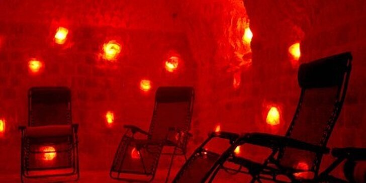 70 Kč za relaxační pobyt v solné jeskyni v Třeboni v hodnotě 120 Kč