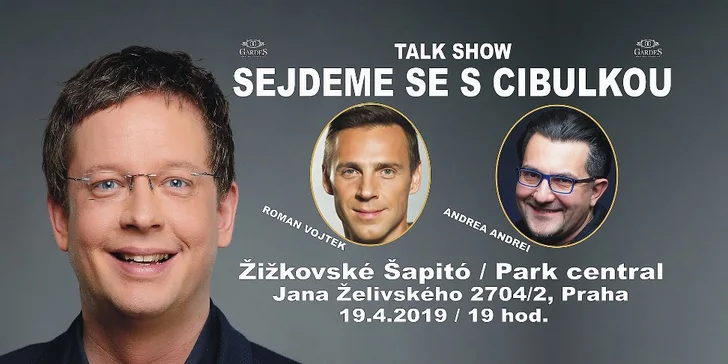 Žižkovské Šapitó: Vstupenka na talkshow Sejdeme se s Cibulkou