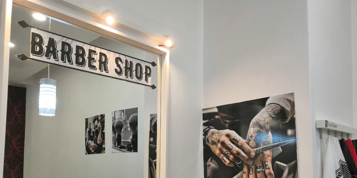 Pánský střih, úprava vousů či chlapecký střih v barber shopu v centru Prahy