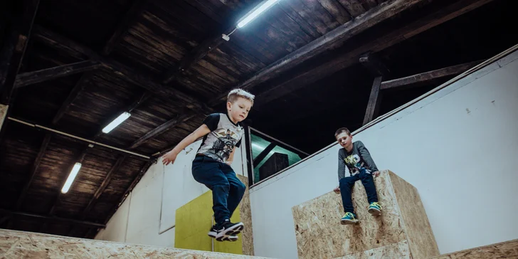 Vyzkoušej si, jaké to je být ninjou: vstup do Parkour Parku i hodina s trenérem