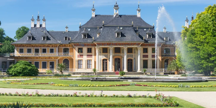 Vlakem na Popelčin zámek Moritzburg a plavba lodí do Pillnitzu v ceně