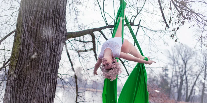 Protáhněte tělo: Lekce pole dance, aerial silks, aerial hoop a flexi dle výběru
