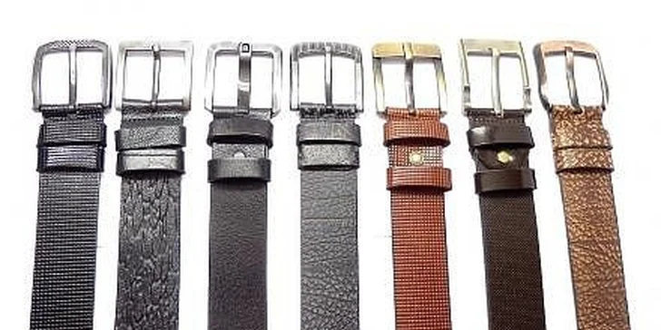 Opasky Clock z pevné 4mm buvolí kůže s 5letou zárukou jen za 499 Kč