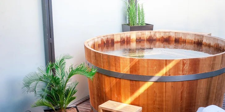 Každý apartmán má soukromé termální lázně.